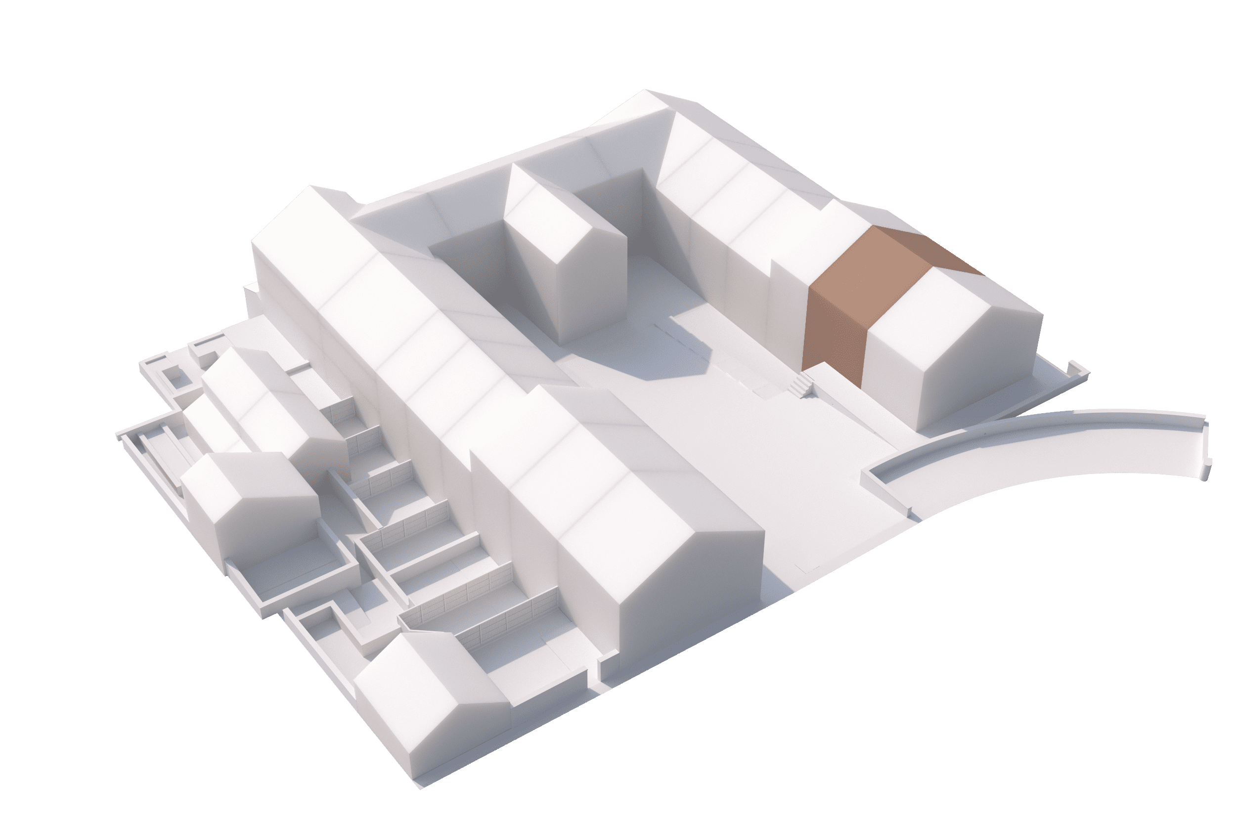 Glasshouses Mill, Glasshouses - New build